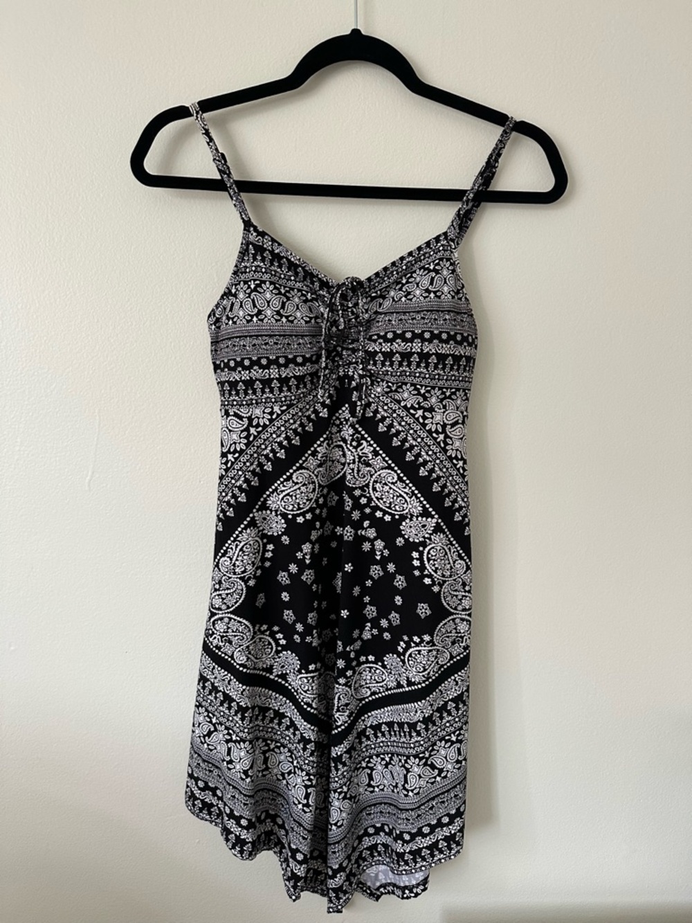 Black & White Bandanna Dress